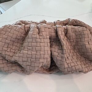 Cleobella NWT woven clutch tan